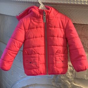 Carter’s Winter pink coat size 24 Months